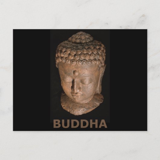 Carte Postale Tête de bouddha (Devant)