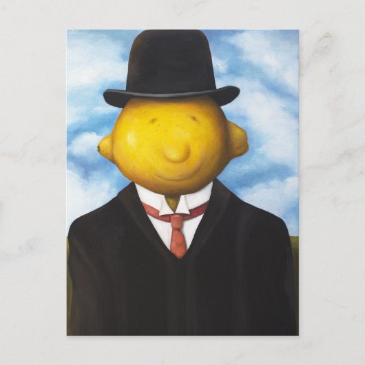 Carte Postale Tête de citron (Devant)