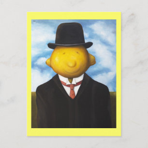 Carte Postale Tête de citron
