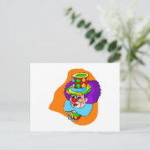 Carte Postale Tête de clown Hobo (Debout devant)