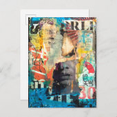 Carte Postale Tête de collage (Devant / Derrière)