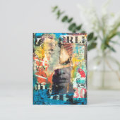 Carte Postale Tête de collage (Debout devant)