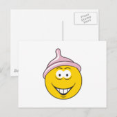 Carte Postale Tête de Condom (Devant / Derrière)
