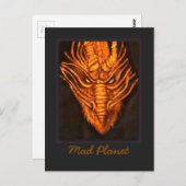 Carte Postale Tête de dragon de bronze (Devant / Derrière)