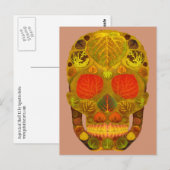 Carte Postale Tête de feuille d'aspect 12 (Devant / Derrière)