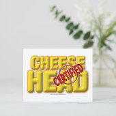 Carte Postale Tête de fromage certifiée (Debout devant)