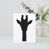 Carte Postale Tête de girafe (Debout devant)