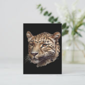 Carte Postale Tête de léopard africain (Debout devant)