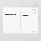 Carte Postale Tête de léopard africain (Dos)