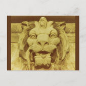 Carte postale - Tête de lion (Devant)