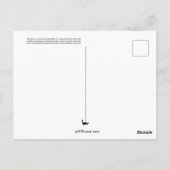 Carte postale Tête de lion Fleur Jaune (Dos)