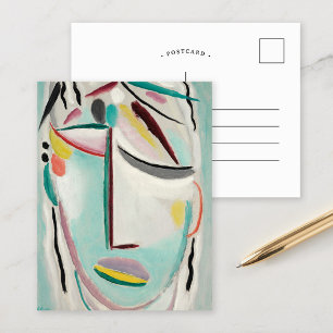 Carte Postale Tête de Sauveur, Martyre de Jawlensky