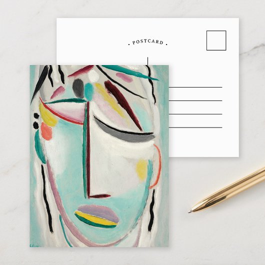 Carte Postale Tête de Sauveur, Martyre | de Jawlensky