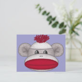 Carte Postale Tête de singe de soie (Debout devant)