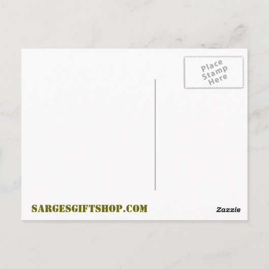 CARTE POSTALE TÊTE D'ENGRENAGE (Dos)