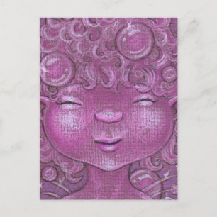 Carte Postale Tête dorée mousseuse