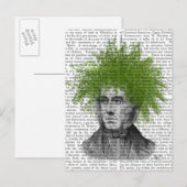 Carte Postale Tête du Plante Asparagus Fern (Devant / Derrière)