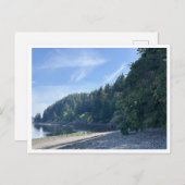 Carte Postale Tête du sentier du ruisseau Sequallitchew (Devant / Derrière)