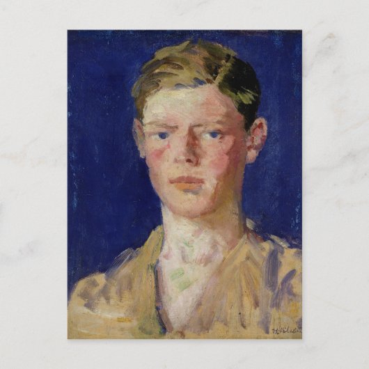 Carte Postale Tête d'un jeune homme (Devant)