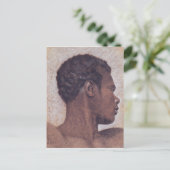 Carte Postale Tête d'un Noir (Debout devant)