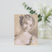 Carte Postale Tête d'une jeune fille (Debout devant)