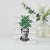 Carte Postale Tête d'usine de tête d'arbre chinois (Debout devant)