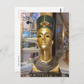 Carte Postale Tête égyptienne (Devant / Derrière)