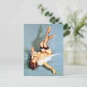 Carte Postale Tête rouge vers le haut (Debout devant)