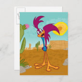 Carte Postale Tête Tilletée ROAD RUNNER™ (Devant / Derrière)