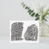 Carte Postale Têtes (Debout devant)