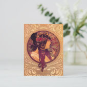 Carte Postale Têtes byzantines : Brunette Alfons Mucha (Debout devant)