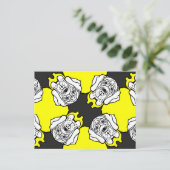 Carte Postale Têtes de Motif Dane (Debout devant)