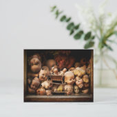 Carte Postale Têtes de poupée déplaisantes et décapitées (Debout devant)