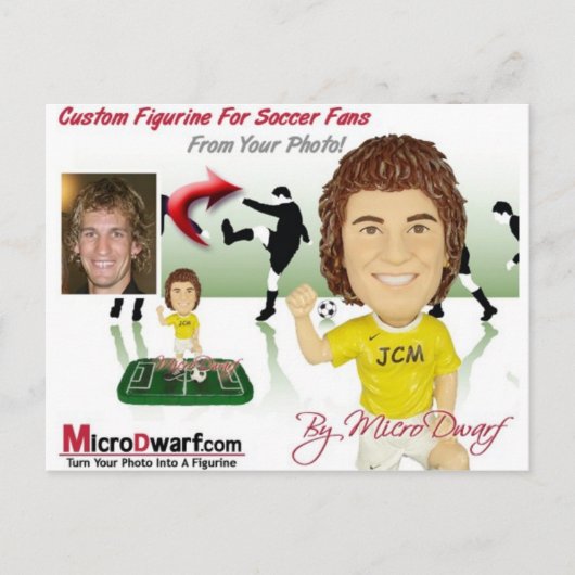 Carte Postale Têtes de secousse de Bobbleheads Bobblehead (Devant)