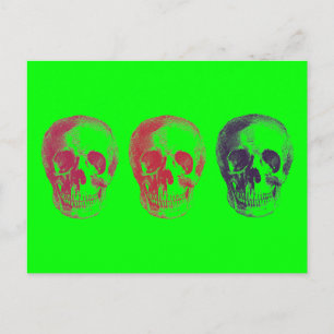 Carte Postale Têtes de squelette