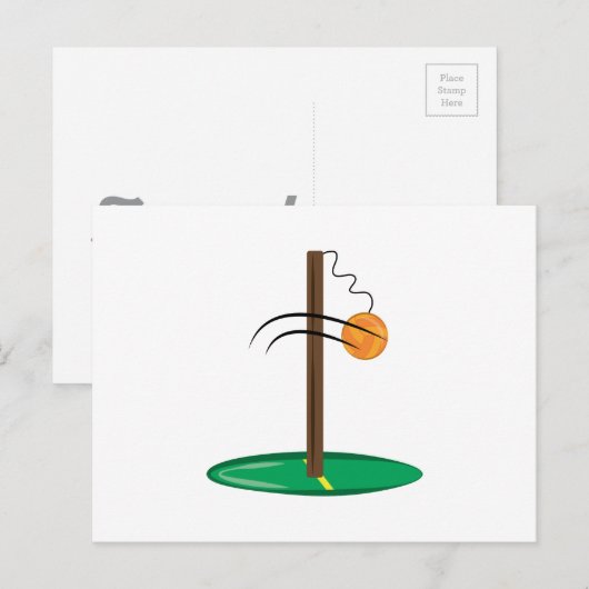 Carte Postale Tetherball (Devant / Derrière)