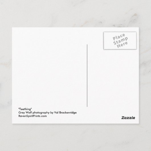 Carte postale "Tething" (Dos)