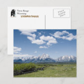 Carte postale Teton Fence (Devant / Derrière)