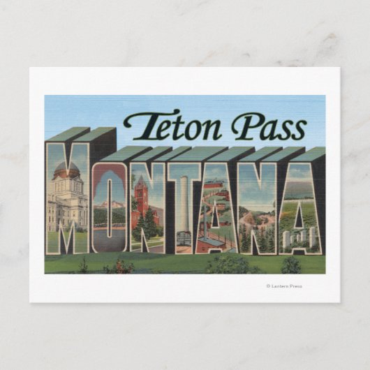 Carte Postale Teton Pass, Montana (Devant)