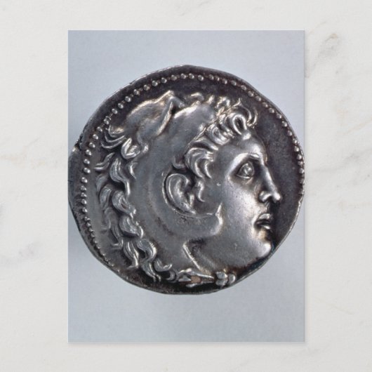 Carte Postale Tetradrachma représentant Alexandre le Grand (Devant)