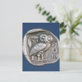 Carte Postale tétradrachme athénien (Debout devant)