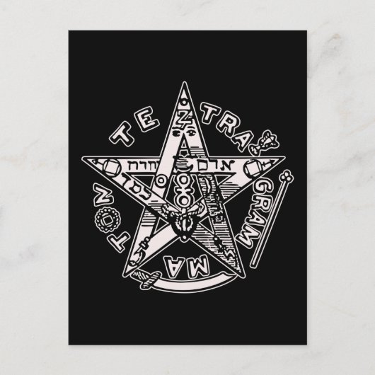 Carte Postale Tetragrammaton (Le Nom Innommable) (Devant)