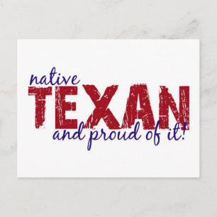 Carte Postale Texan d'origine