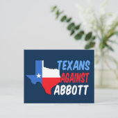 Carte Postale Texans contre Greg Abbott (Debout devant)