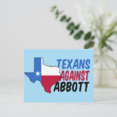 Carte Postale Texans contre Greg Abbott (Debout devant)