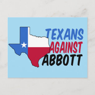 Carte Postale Texans contre Greg Abbott