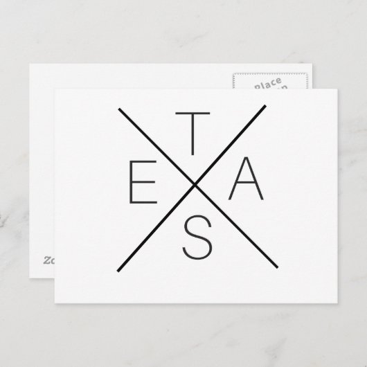 Carte postale TEXAS (Devant / Derrière)