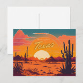 Carte Postale Texas (Devant / Derrière)