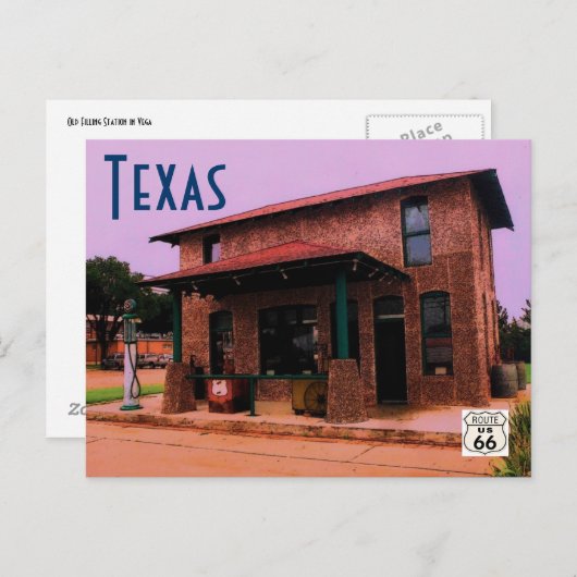 Carte postale Texas (Devant / Derrière)