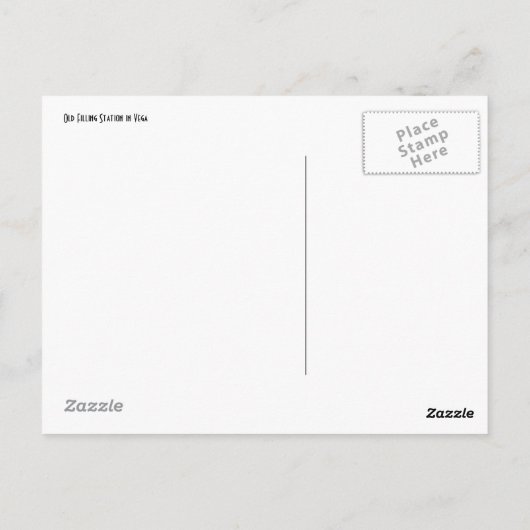 Carte postale Texas (Dos)